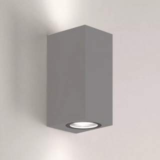 double gu10 gray outdoor wall light